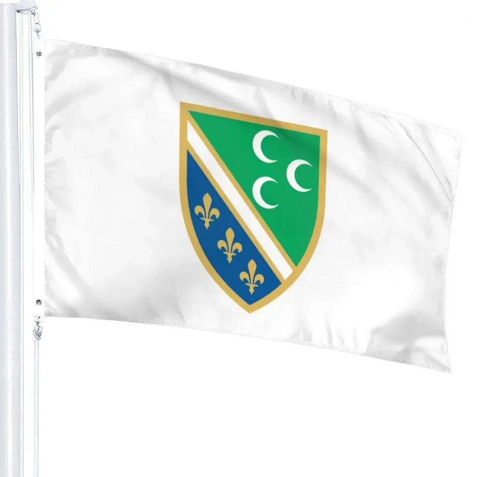 Huiyi 100% Polyester 90X150Cm Flag Promotional Bosniak National Council Flag