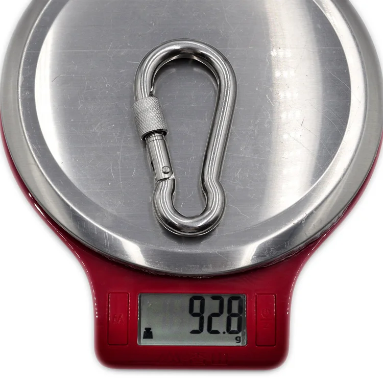 Ailot 9*90 мм высокополированная поверхность AISI 304 DIN5299 грушевидный Винт ворота карабин крючок