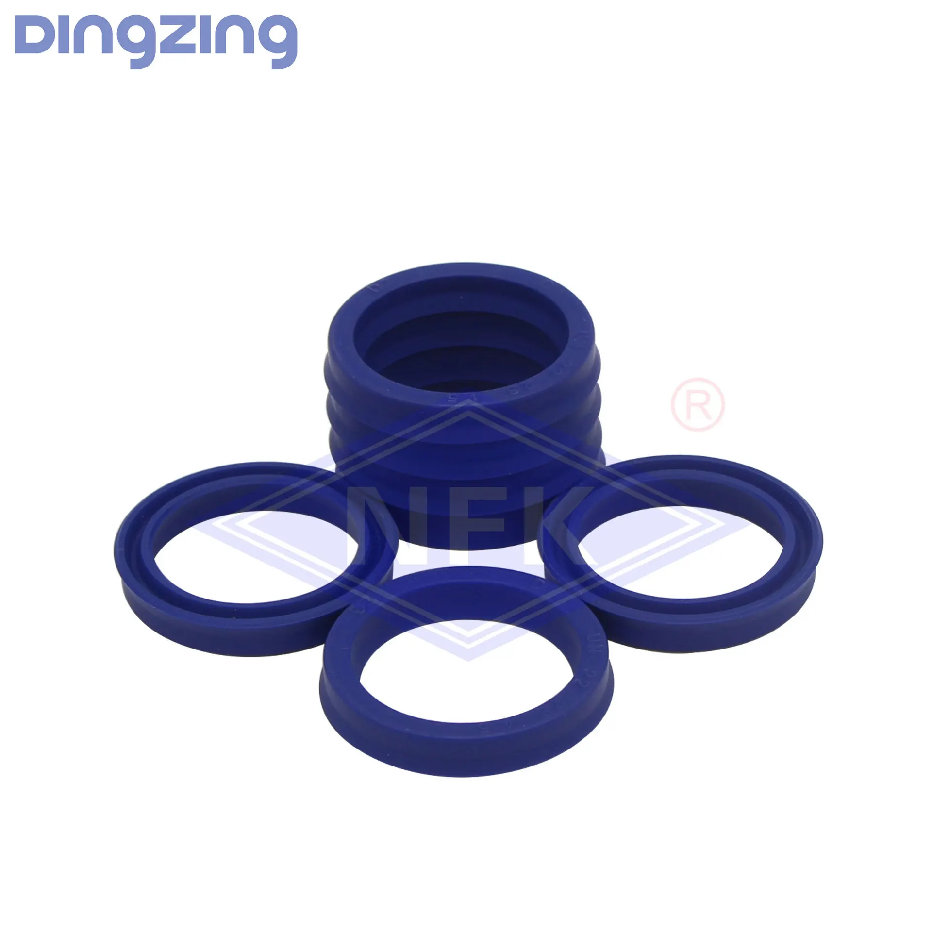 Wholesale Taiwan Ding Zing UN 12*24*6 polyurethane piston/piston rod seal U type seal