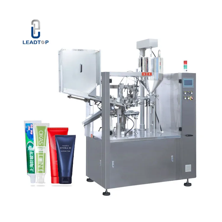 High speed manufacture ultrasonic electric system cream cosmetic soft plastic aluminum tube filling sealing machine for sale