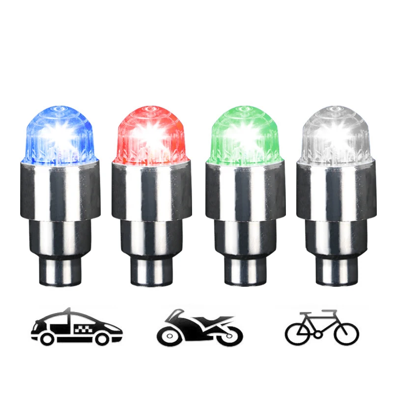7 видов цветов с принтом «Светлячок» светодиодное колесо свет велосипед шины для легковых автомобилей шины клапан огни