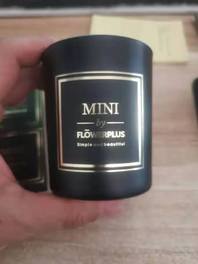 10oz 315ml ready to ship wholesale frosted white color glass candle jar luxury holders in bulk with bamboo cork lid