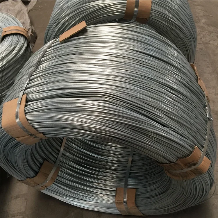 Hot dipped galvanized steel wire 12/ 16/ 18 gauge electro galvanized gi iron binding wire made in China