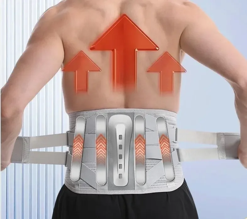 Breathable Elastic Adjustable Lumber Disc Strain Brace Widened Steel Plate Warm Waist Brace