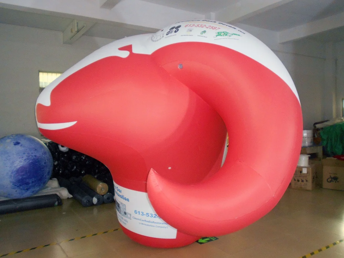 BOYI Custom inflatable ram sheep goat pvc balloon