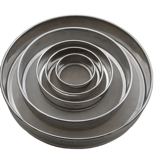 High temperature and corrosion resistant 2 5 10 25 50 75 Micron stainless steel wire mesh lab test sieves with free samples