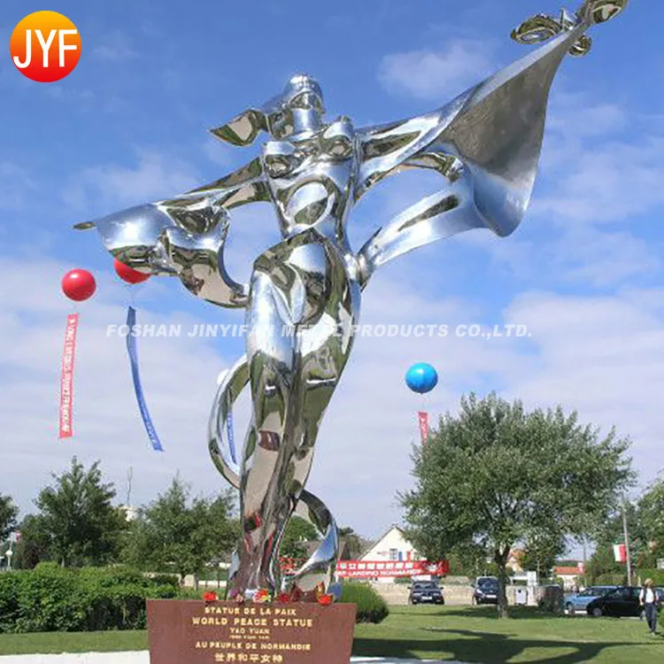ZZ28 Stainless Steel Metal Yard Laser Leaf Artwork Statue Sculpture Large Yard Statues For Garden Near Me