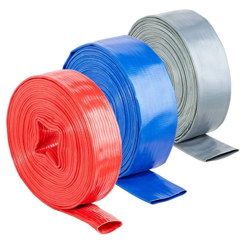 Цветной ПВХ Layflat Sunny Water Delivery Hose 1 2 3 4 5 6 12 14 16