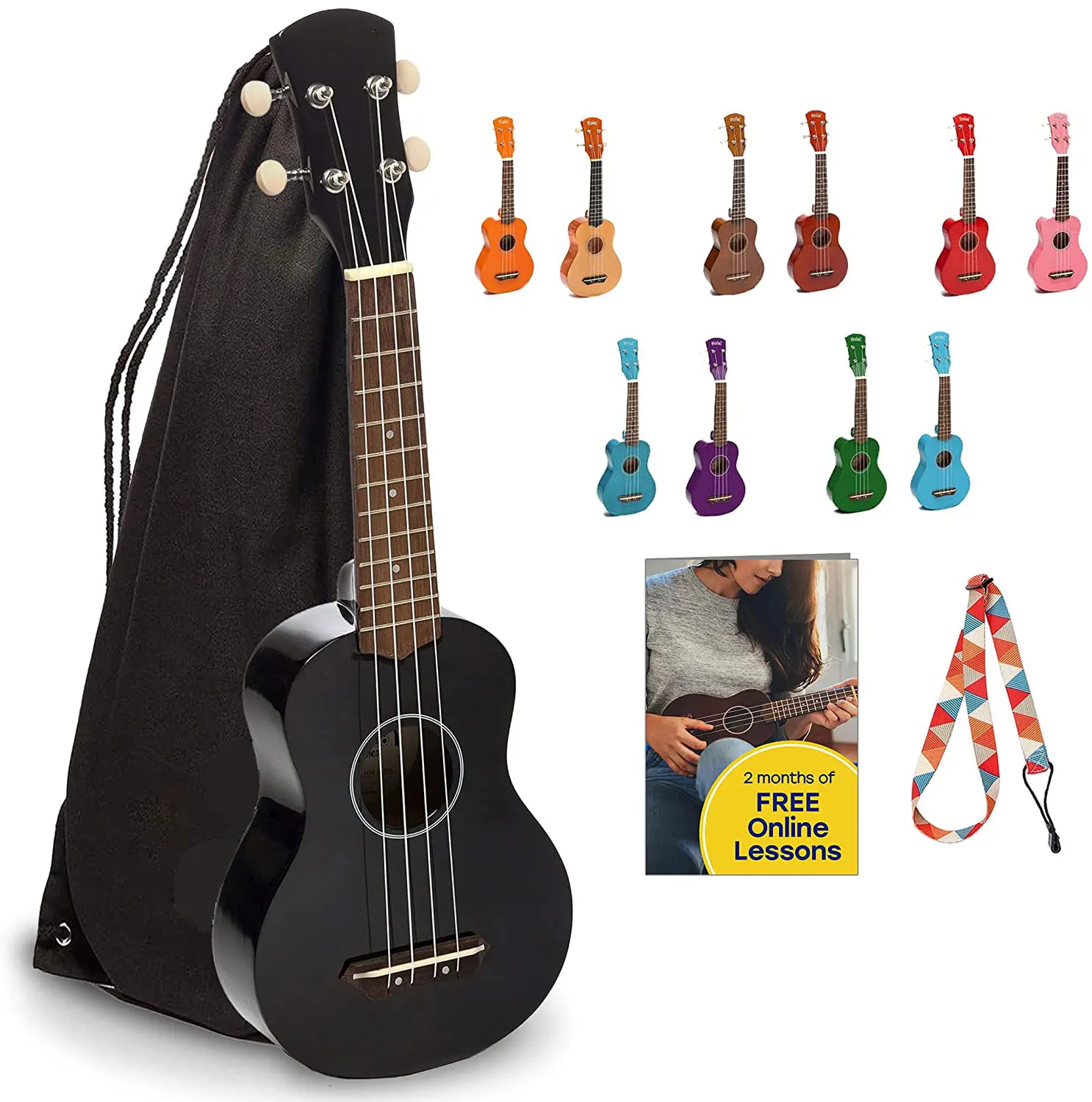 Galyda Wholesale Tenor Ukulele Concert 23 Inch Baritone Ukulele With Cast