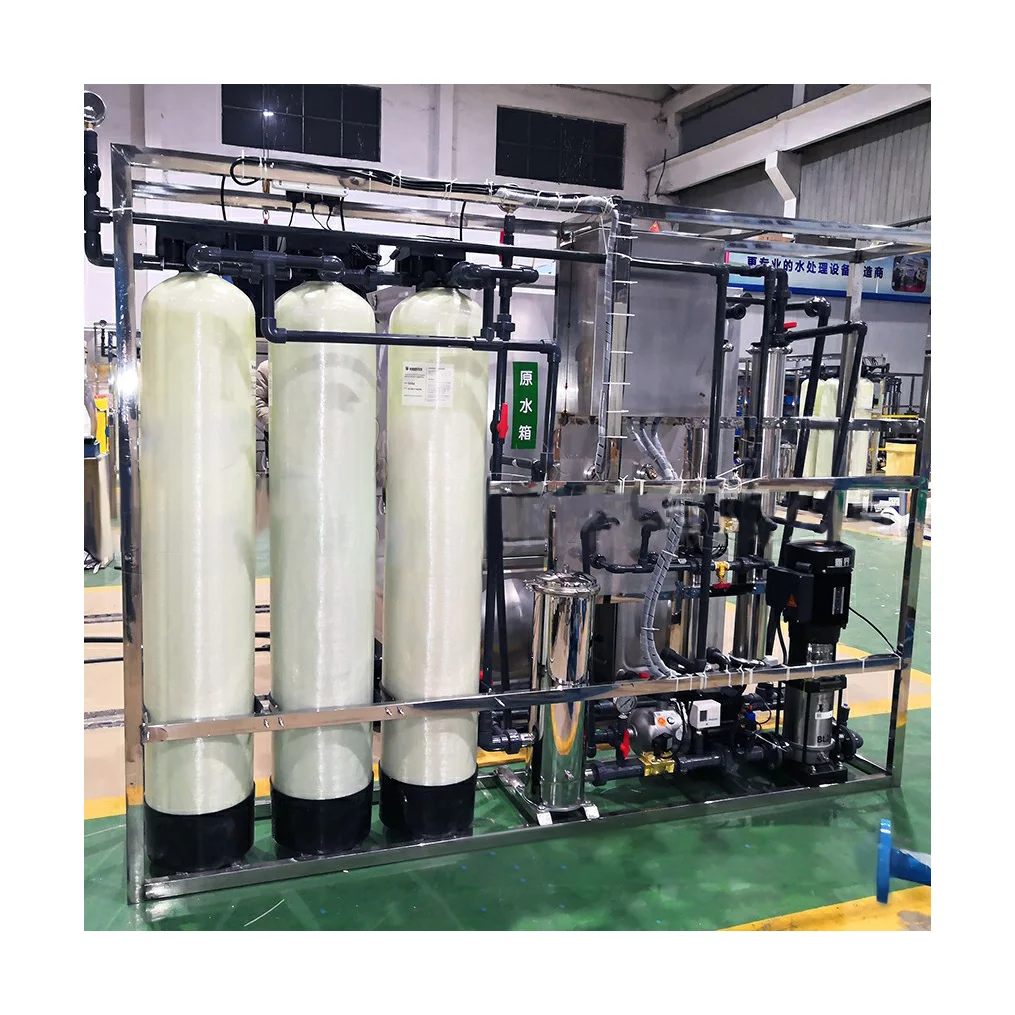 Reverse Osmosis Filter Ro Plants System Well River Salt Brackish Desalination Machine Equipment Drinking Pure Water Treatment