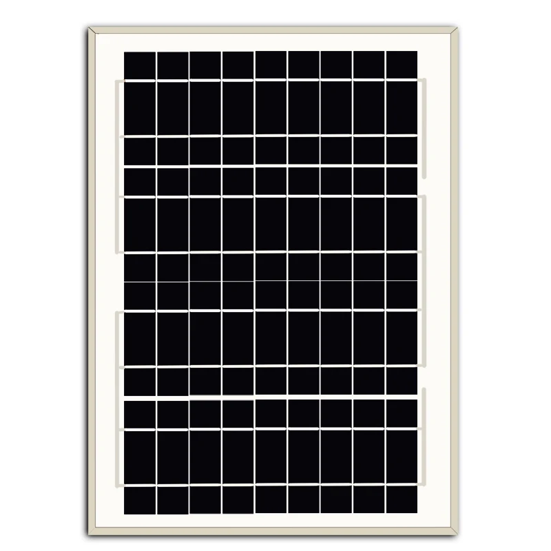 DongSun small 10W 18V solar panel 12V charge 12V battery