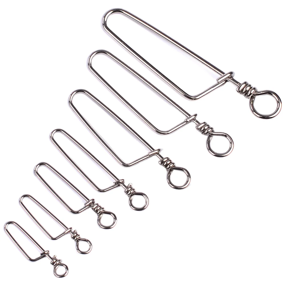 Рыболовный Вертлюг аксессуары для детей 0 #1 #2 #3, #4 #5, #6, # обратно в страну Тип Быстрый штыревой соединитель подвесное кольцо 100 шт./пакет булавка из нержавеющей стали