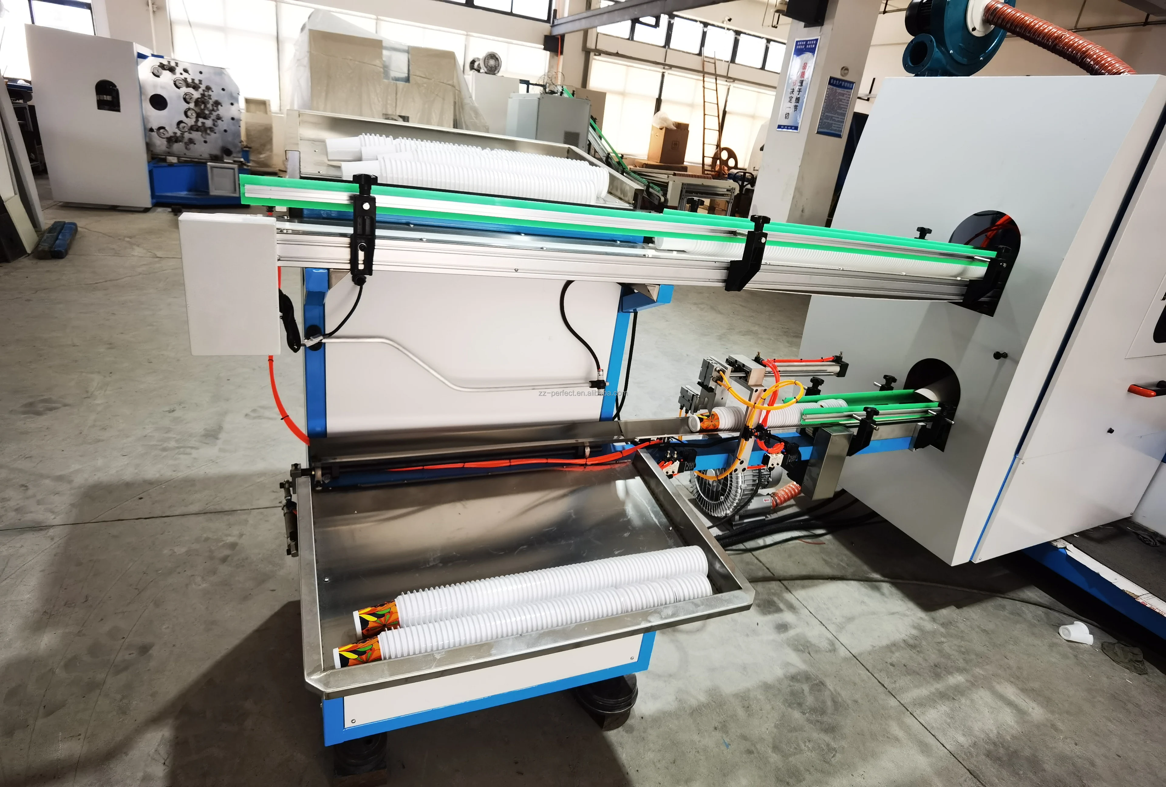 High quality automatic curved surface plastic cup plate offset printing 6 color cup printer