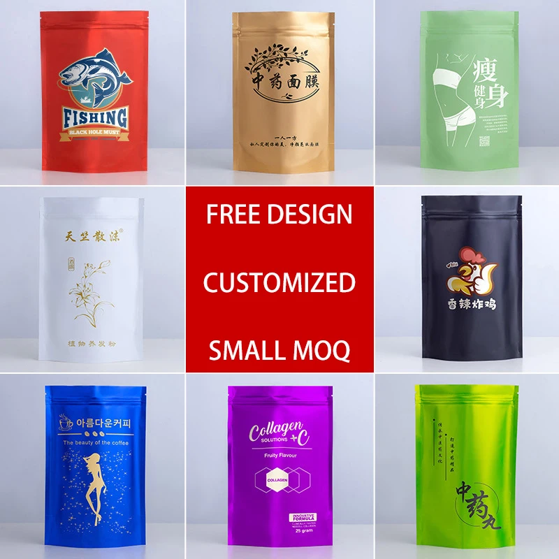 2022 Food Packaging Pouch Three Side Seal Doypack Zipper Pouch Coffee Bag Snacks Stand Up Pouch Bag Making Machine For Sale
