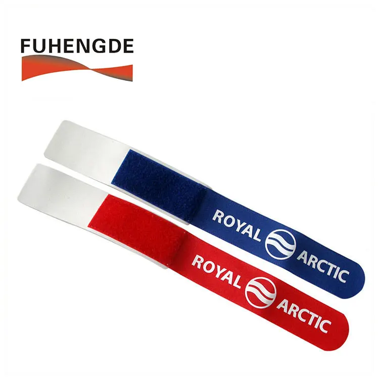 Wholesale 55*480mm Ski Straps Popular Printed Logo Alpine Ski Carrier With Hook And Loop For Snowboard Binding