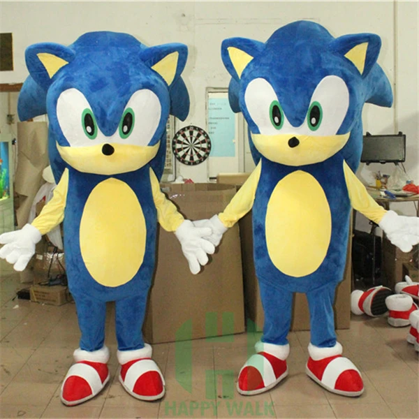  Костюм персонажа мультфильма HI CE Sonic костюм талисмана для взрослых высокого
