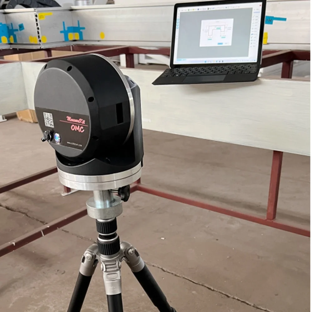 OMC New Stone Countertop Measuring Tool Digital Templating Measurekit with Reliable Motor Stone Cutting Machine