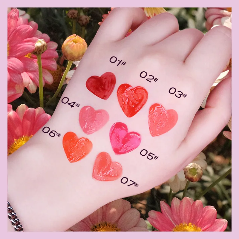 Custom logo free samples cosmetics 2 in 1 pink lip oil liquid lip gloss kits lip tint business wholesale private label lipgloss