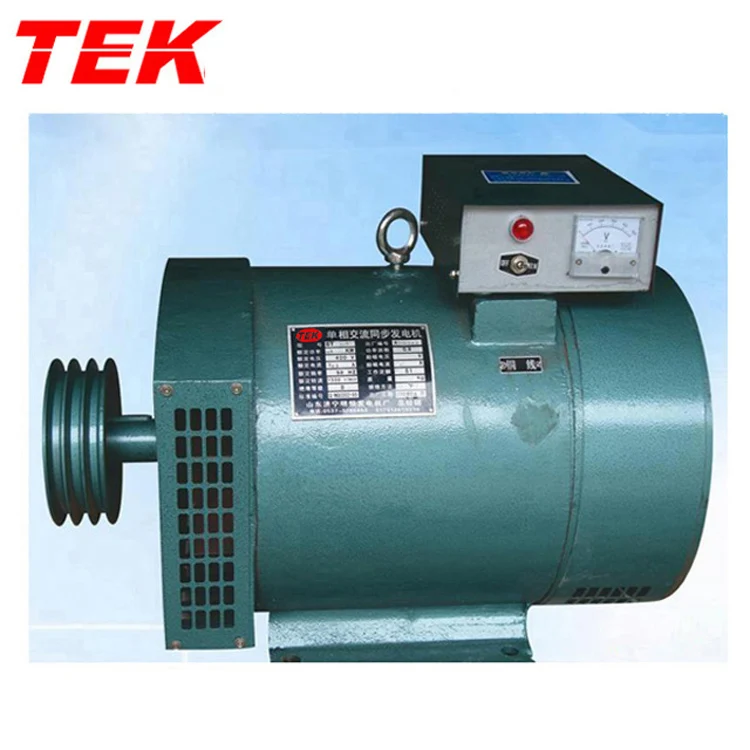 ST-5 ST5 5 5 кВт 4-полюсный 1-фазный медный провод, возбуждающий синхронный генератор переменного тока OEM