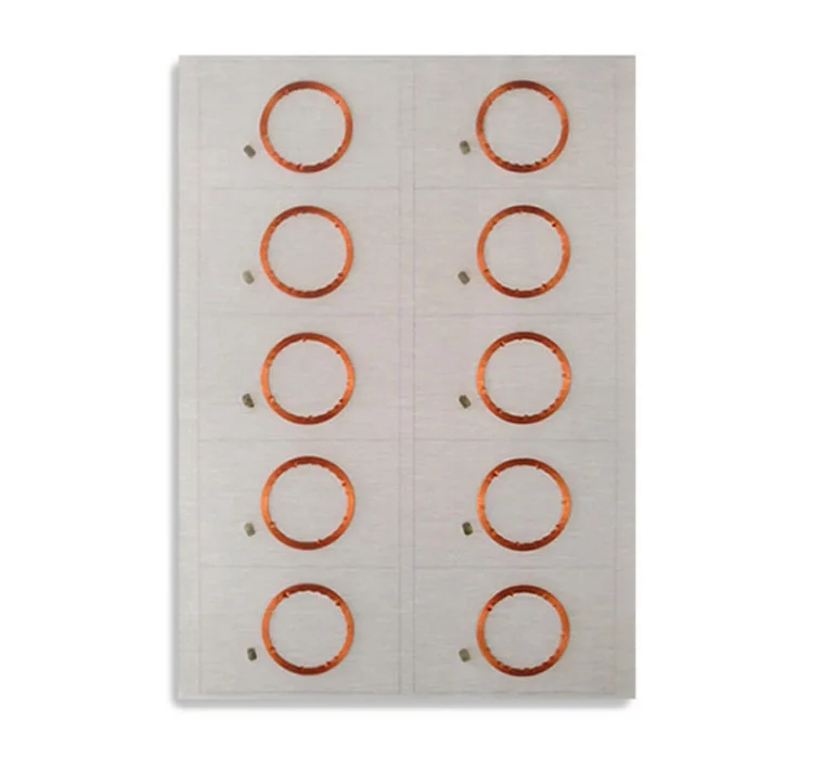 RFID Chip Smart Card Inlay T5577 RFID Card Inlay  PVC Sheet