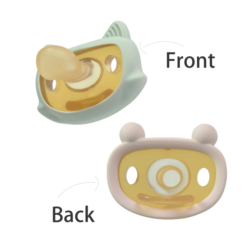 Wholesale China Supplier New Product Teething Baby Pacifier 100% Food Grade Silicone Baby Nipple Silicone Natural Baby Pacifier