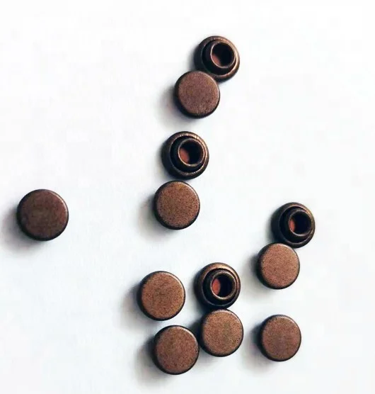 Small size metal jeans rivet