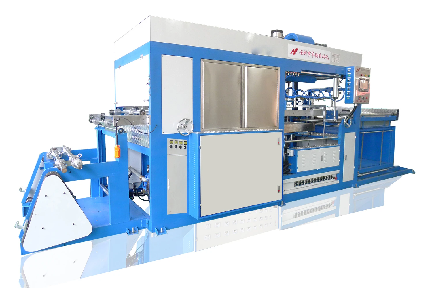 Vacuum forming machine with CE EAC certificate  ship to Romania