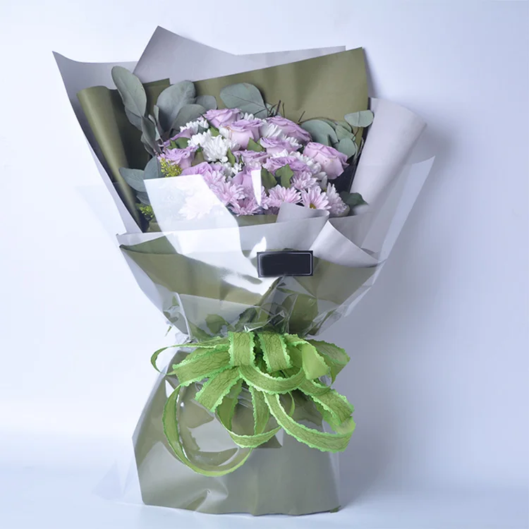 
Clear Cellophane Plastic WaterProof Wrapping Paper For Flower 