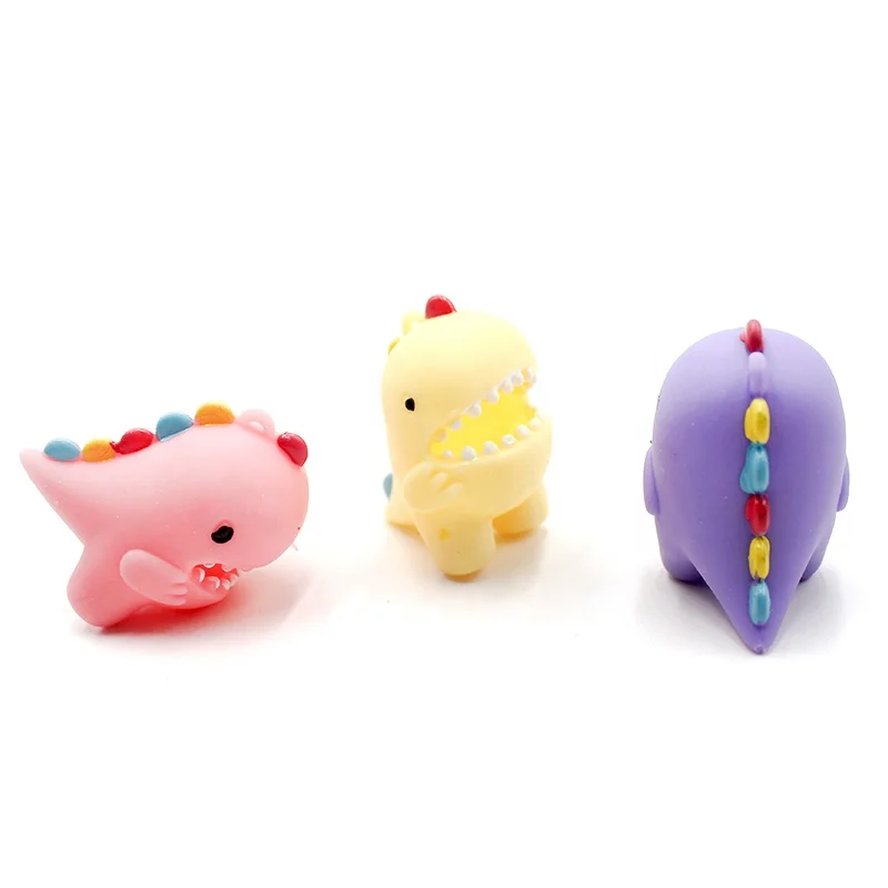 novelty cute squishy keychain toy dinosaur squeeze TPR toy keychain animal cute keychain gift for capsule 219091809