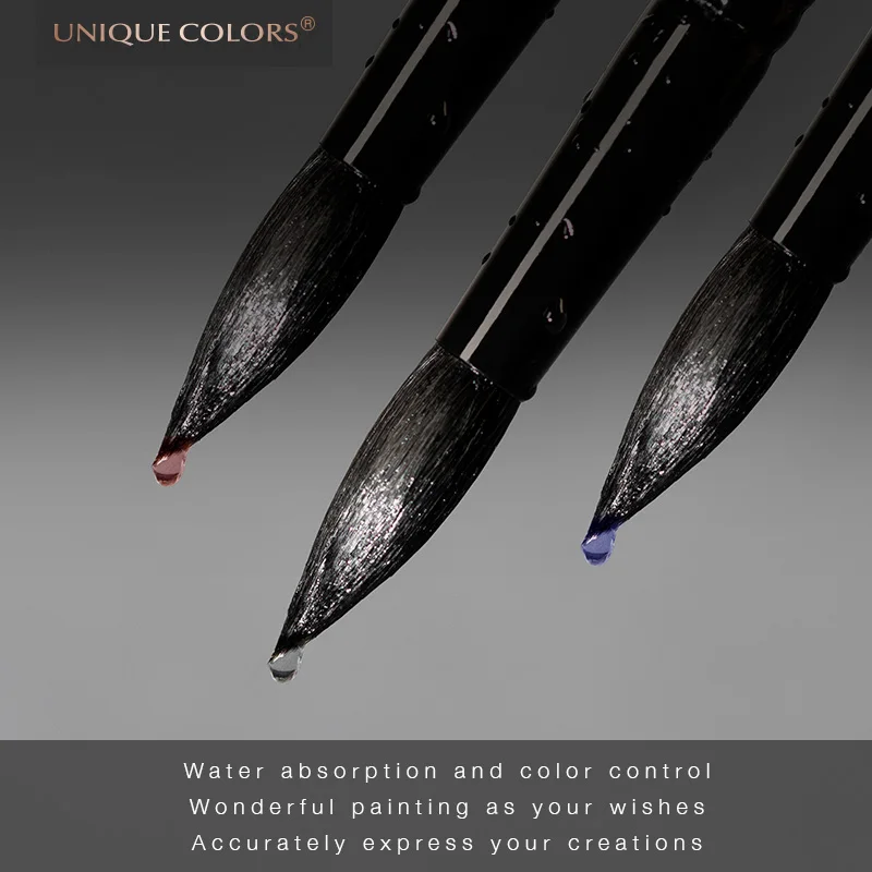 Professional Artist Pointed Hair Paint Brush Manufacture China Watercolor Paint Brushes Set For Acrylic Oil Watercolor Painting