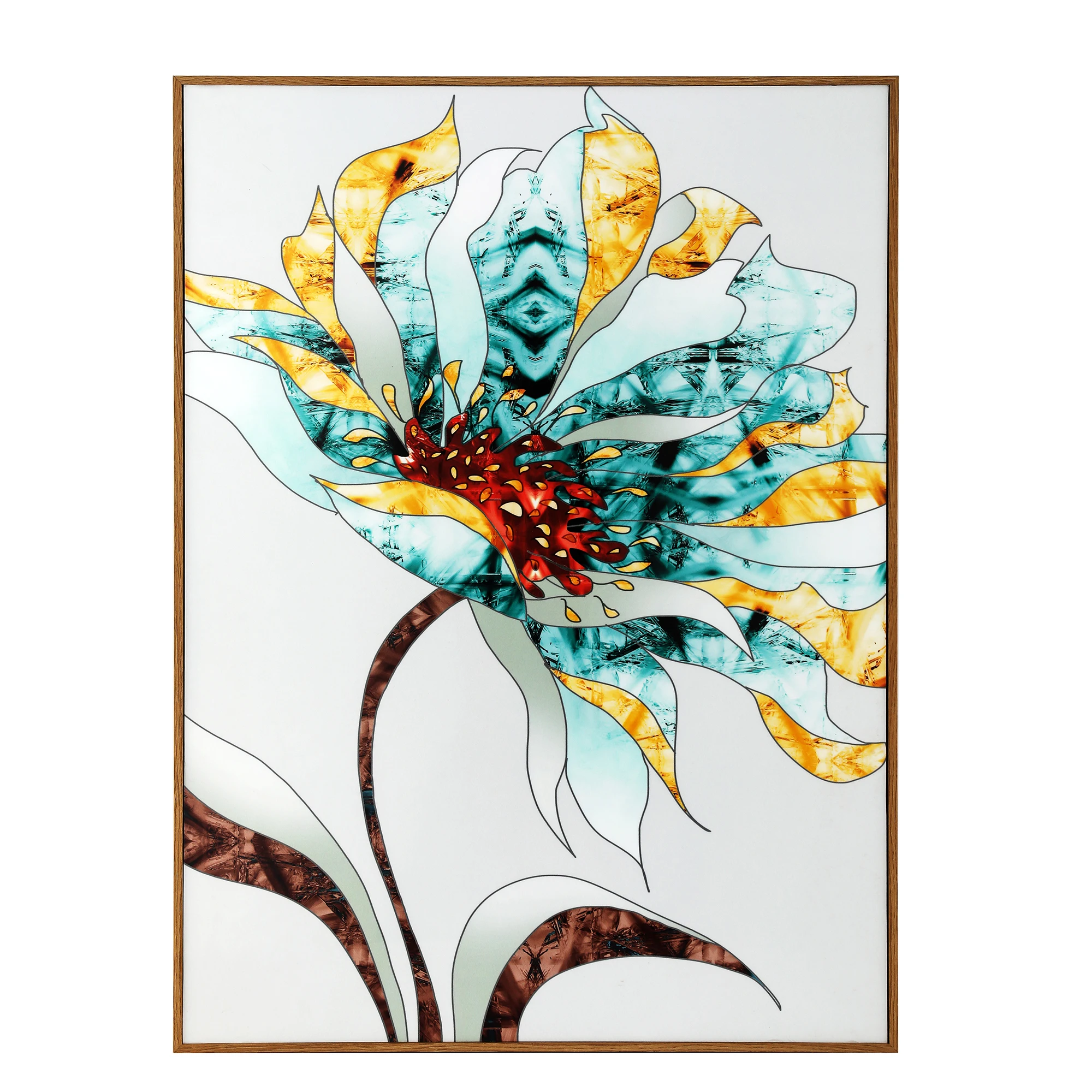 Modern Simple Crystal Porcelain Craft Decorative Painting Home Hotel Corridor Living Room Wall Painting Wall Paintings