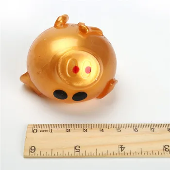 1Pc Jello Pig Cute Anti Stress Splat Water Pig Ball Vent Toy Venting Sticky Pig Squishy Antistress Soft Stress Relief Funny Gift