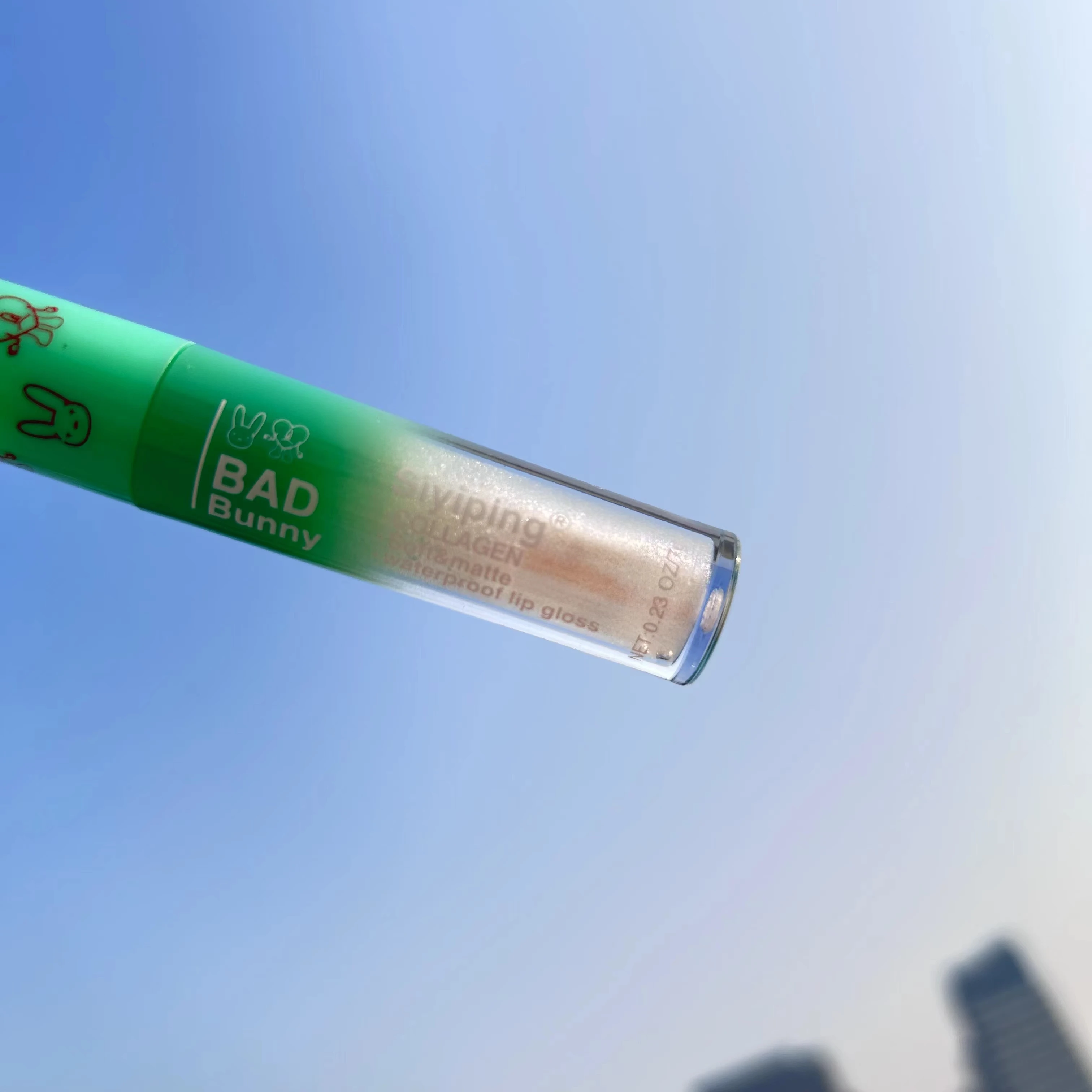 Wholesale Bad Bunny Hydrating Lipgloss Hotsaling Vegan 24pcs Display Makeup New Arrival Long-lasting  Waterproof Cosmetics