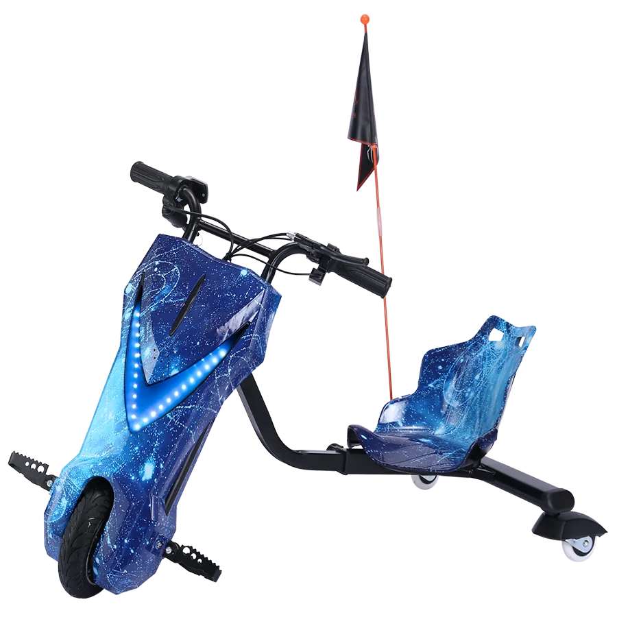 3 Wheel Electric Scooters Electric Drift Cart Safty Drift Tricycle Kids Toy Drifting trike