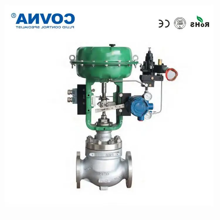 goodCovna Manufacturer Pneumatic Water Steam Globe Valve Pneumatic Diaphragm Control Valve Pneumatic Globe Valve On Selling