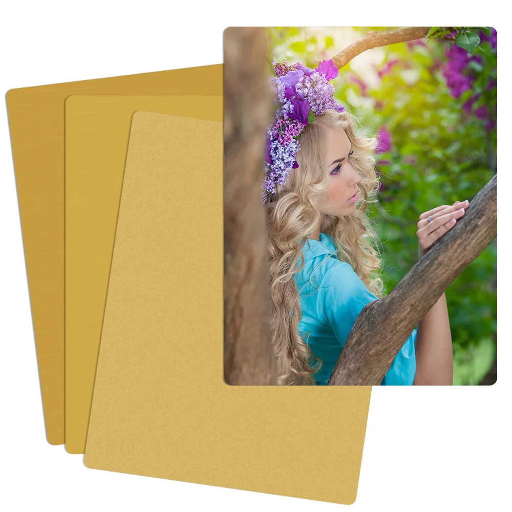 Sublimation Metal Sheet Aluminum 6063 Aluminium 1060 1mm 3mm 5mm 10mm Thickness Coated Bamboo Charcoal Wood Metal Plate