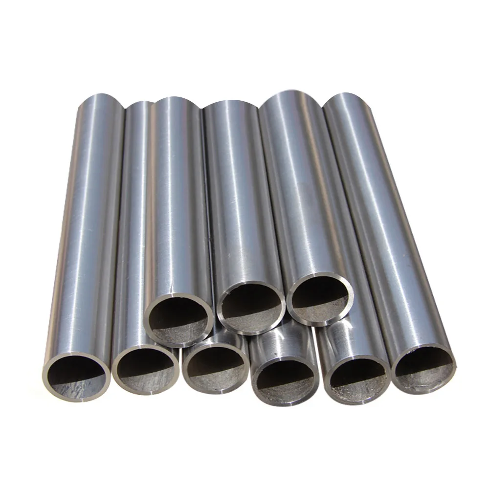 Pure Grade 2 Gr5 Gr 7 Gr 12 TC1 TC2 TA1 TA2 titanium pipes seamless tube with stock
