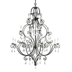 Elegant Home Decor Pendant Lighting Crystal Chandelier Luxury Modern Candle Style Chandelier Light For Living Room