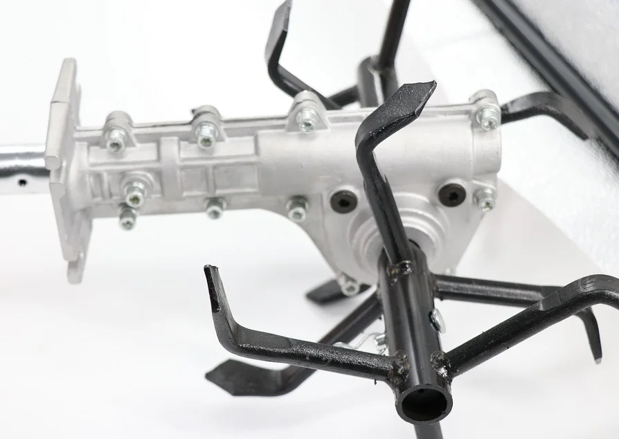 
gasoline petrol grass trimmer brush cutter tiller head attachment weeder tiller cultivator head 