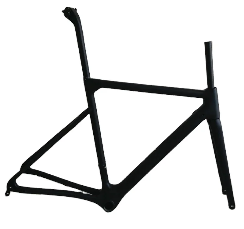 Дорожный руль для велосипеда углеродный легкий вес карбоновая рама 810 г трехосный плоское крепление диска