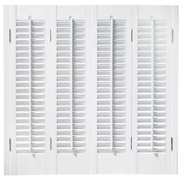 Custom Made High Quality Pvc Window Shutter Plantation Shutters Interior and Wooden Plantation Shutter Direct from China