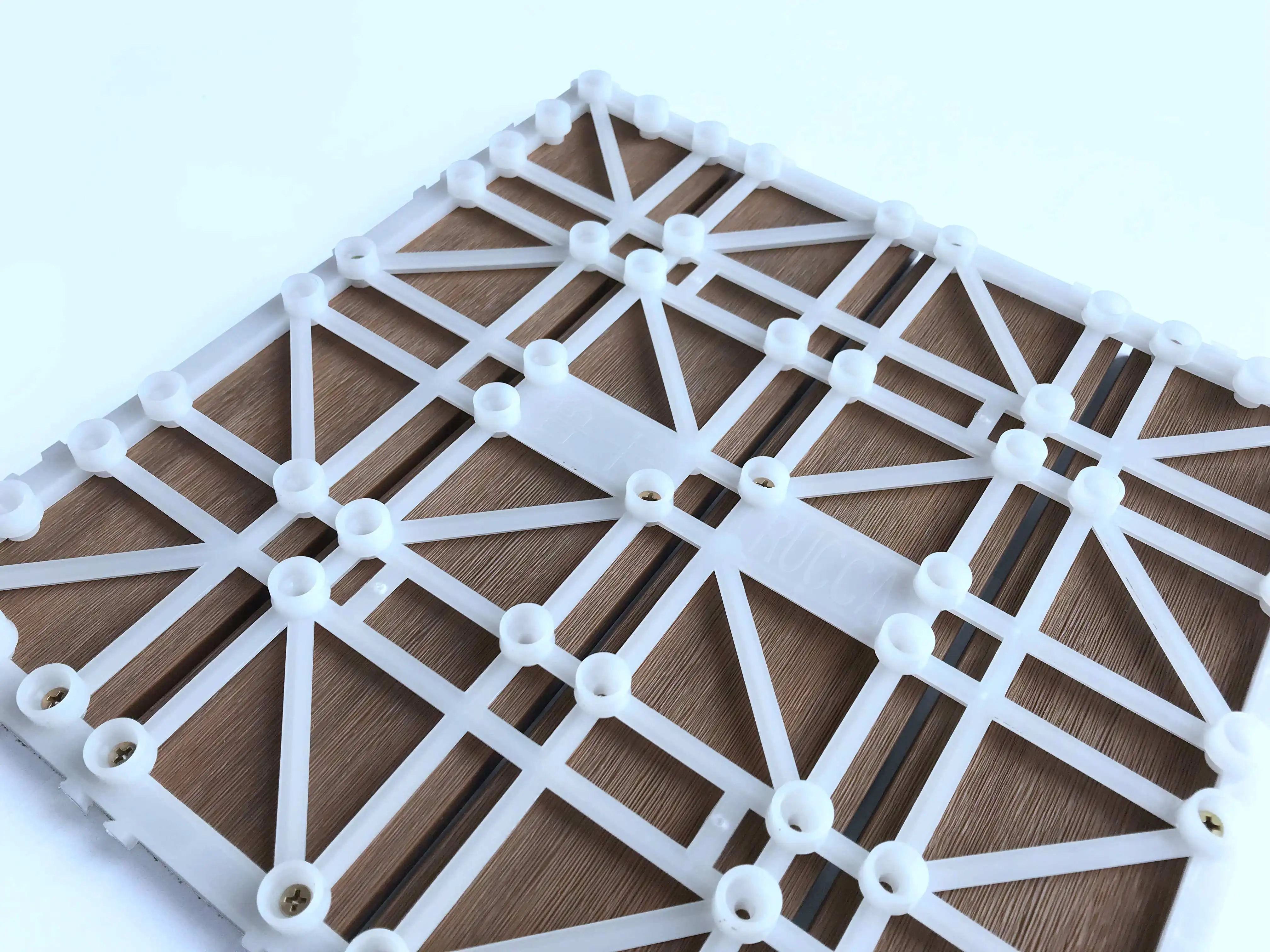 Rucca Plus WPC Co-Extrusion Decking Interlocking Flooring Tiles 300*300mm