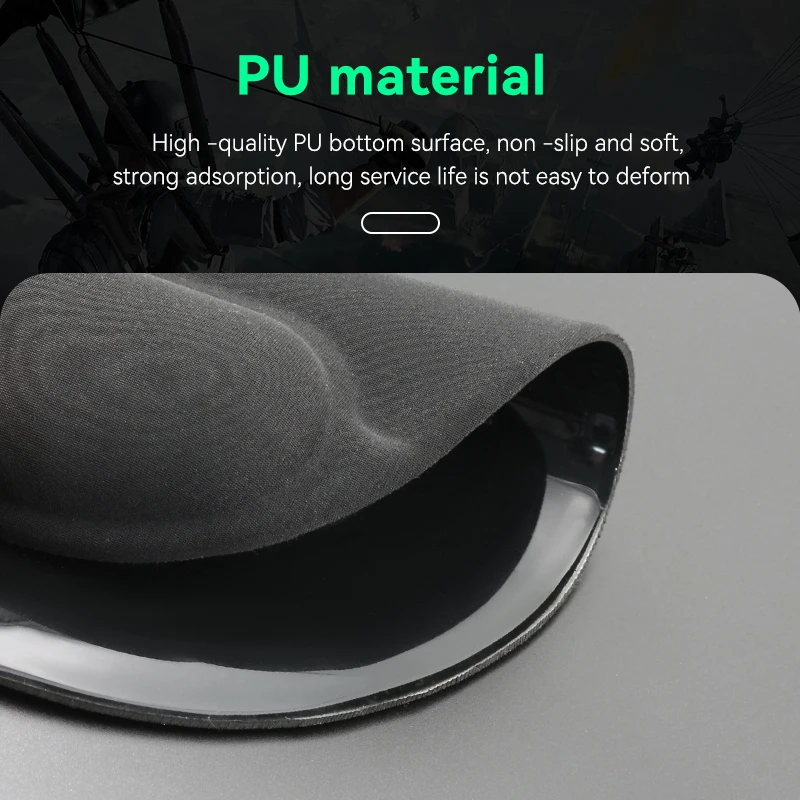 Wholesale custom gel mouse pad with wrist support 3D sublimation animation game mouse pad for games office