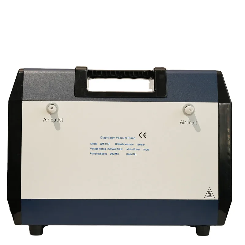 Laboratory Corrosion Resistant Vacuum Pump PTFE Double Pump Head for Rotary Evaporator