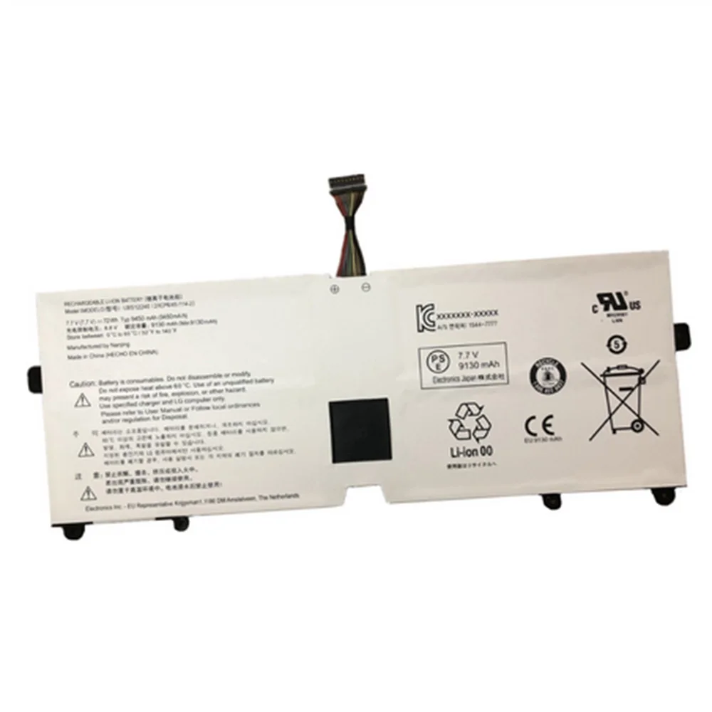 7.7V 72Wh 9450mAh LBS1224E LBR1223E Laptop Battery For LG Gram 2018 13Z980 13Z970 14Z980 15Z980 15Z980-G AA52C