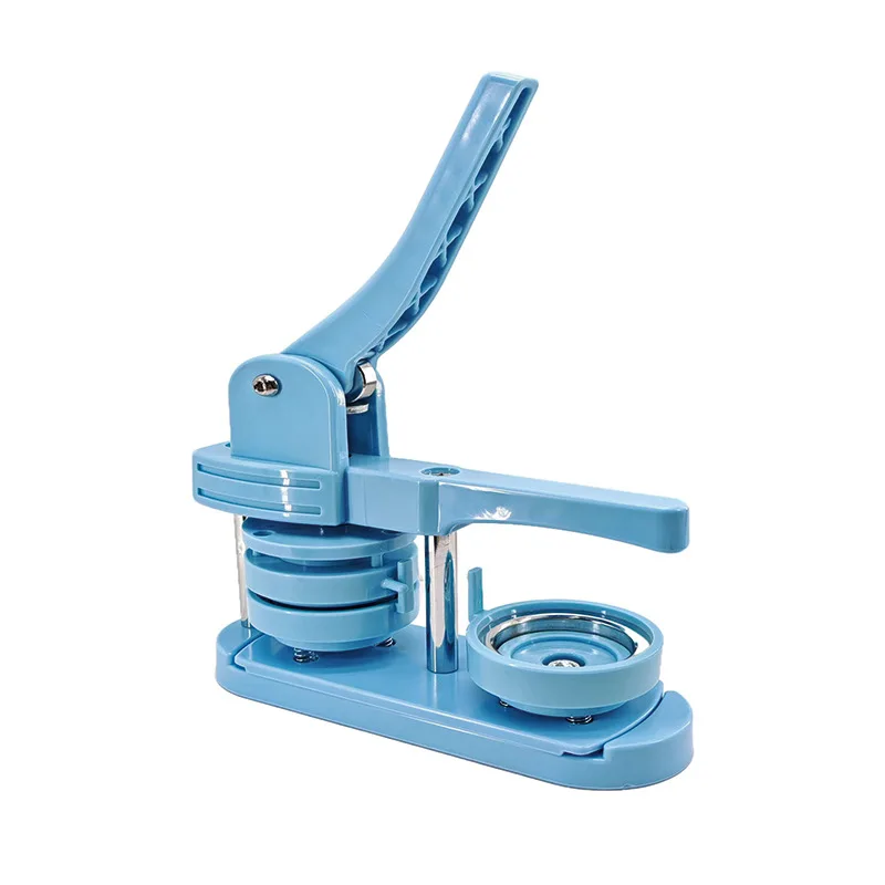 New Product All-in-One Manual Plastic Making Machine with 100pcs Consumables Metal Pins Buttons Badge Making Machine