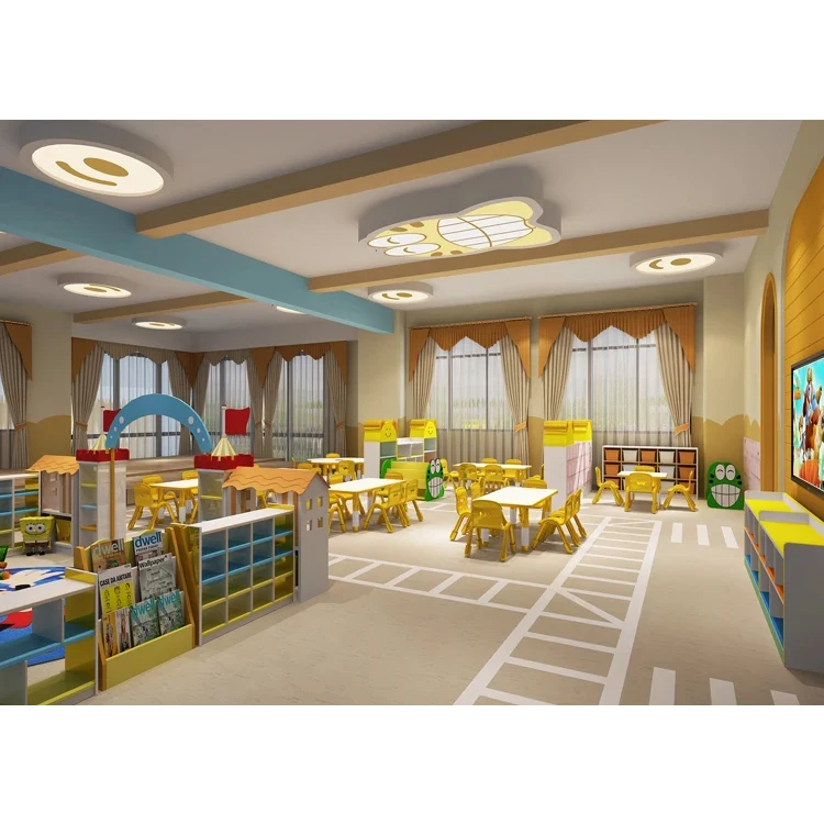 New Product Children Study Room Plastic Furniture Nursery School Preschool Furniture Sets