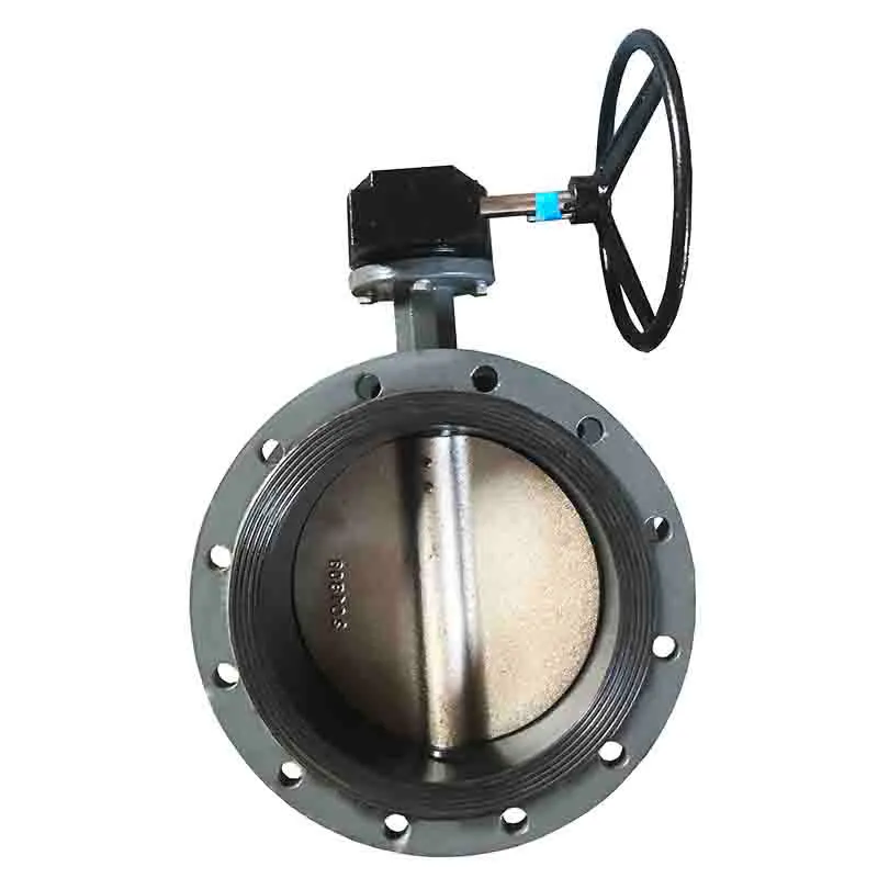 Manufacturer supply best price PN10 PN16  cast steel flange butterfly valve