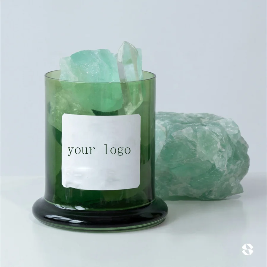 Home Natural Waterless Fragrance Scent Crystal Rocks Essential Oil Crystal Reed Aromatherapy Diffuser as a Gift Set