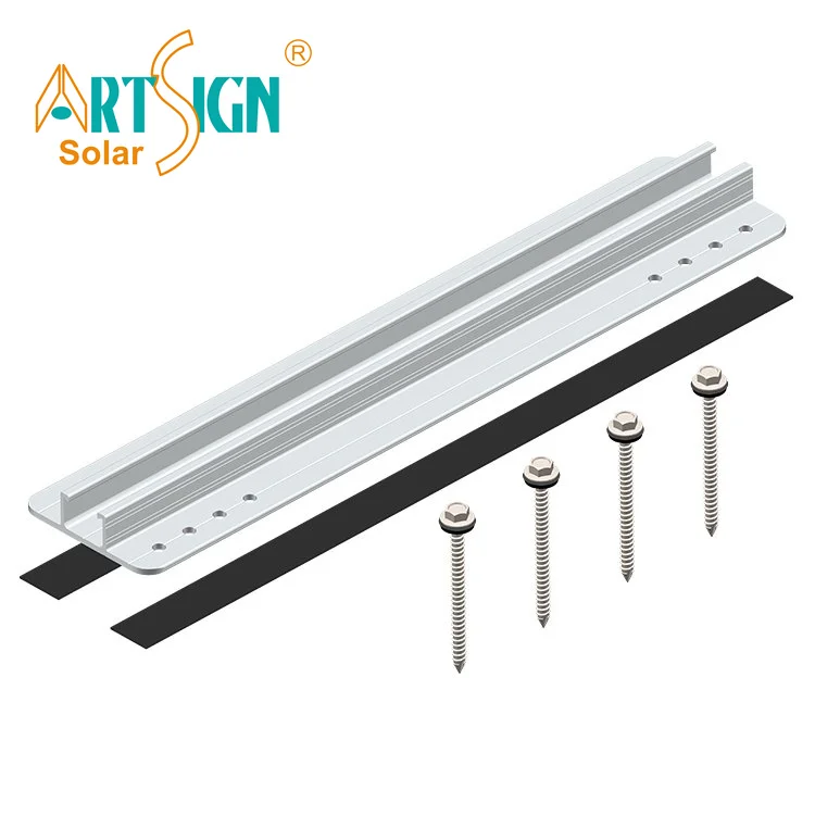 Art sign Top selling rack Modern designs solar structure solar mounting support pv brackets mini rail 07